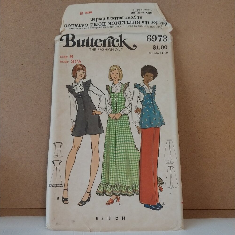 SEWING PATTERNS Butterick 6973 NEW Uncut.